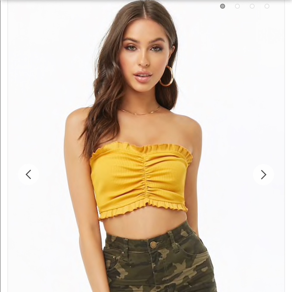 Ruffle tube top